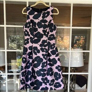Lela Rose cocktail dress. NWT, never worn. Back zip, two side pockets,Silk mix